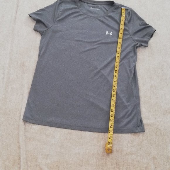 Under Armour Grey Loose Fit Heat Gear T-Shirt Size XL - Picture 6 of 6